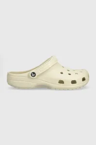 Pantofle Crocs Classic pánské, béžová barva, 10001, 10001.2Y2-2Y2