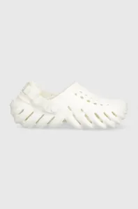 Pantofle Crocs Echo Clog bílá barva, 207937 #5637301