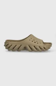 Pantofle Crocs Echo Slide hnědá barva, 208170, 208170.2G9-2G9