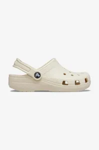 Pantofle Crocs Classic béžová barva