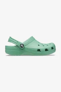 Pantofle Crocs Classic Kids Clog zelená barva #6179429