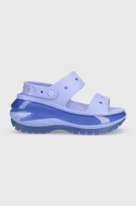 Pantofle Crocs Classic Mega Crush Sandal dámské, fialová barva, na platformě, 207989, 207989.5Q6-5Q6