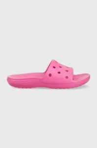 Pantofle Crocs Classic Slide dámské, růžová barva, 206121.6UB-6UB