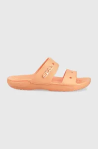 Pantofle Crocs CLASSIC 206761 dámské, oranžová barva