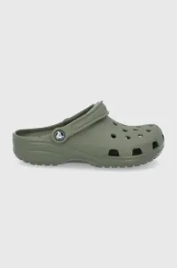 Pantofle Crocs Classic dámské, zelená barva, 10001 #3457405