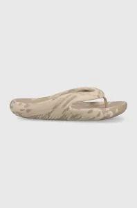 Žabky Crocs Mellow Marbled Flip šedá barva, 208580 #6179409