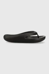 Žabky Crocs Mellow Slide dámské, černá barva, na plochém podpatku, 208437