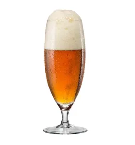 KUSOVKA Crystalex Sklenička na pivo na stopce 380 ml #4021523