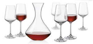 Crystalex SANDRA set karafa a sklenice na víno (1+6) #1483596