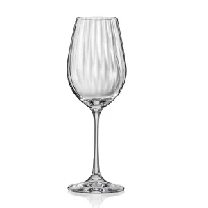 Crystalex Sklenice na víno WATERFALL 350 ml, 6 ks #1483925