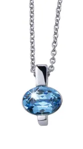 CRYSTalp Fashion náhrdelník s modrým krystalem Simply 32204.AQU.R #5891651