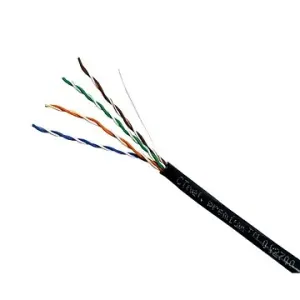 CTnet kabel UTP cat.5e drát PE venkovní jednoplášť, 305 m