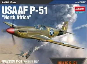 Model Kit letadlo 12338 - USAAF P-51 