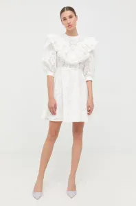 Bavlněné šaty Custommade bílá barva, mini #2031971