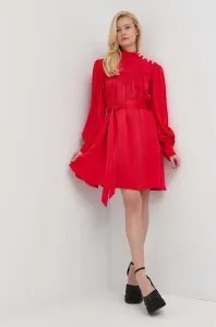Šaty Custommade Kaya červená barva, mini