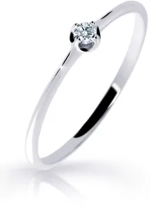Cutie Diamonds Jemný prsten z bílého zlata s briliantem DZ6729-2931-00-X-2 54 mm