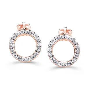 Cutie Diamonds Luxusní náušnice z růžového zlata s brilianty DZ60240-30-00-X-4 #3464862