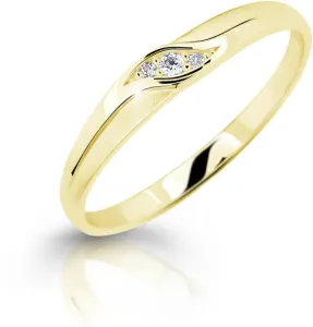 Cutie Jewellery Něžný zásnubní prsten ze žlutého zlata Z6815–2844-10-X-1 51 mm