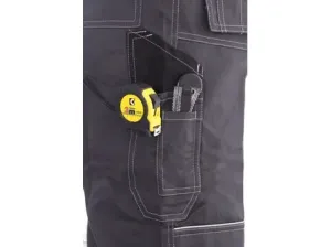 Kalhoty do pasu CXS ORION TEODOR PLUS, pánské, šedo-černé, vel. 58