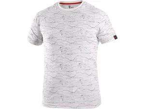 Canis (CXS) Pánské tričko s potiskem CXS MARMORO - Bílá | S