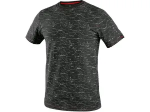 Canis (CXS) Pánské tričko s potiskem CXS MARMORO - Černá | L