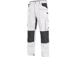 Canis (CXS) Montérkové kalhoty do pasu CXS STRETCH - Bílá / šedá | 46