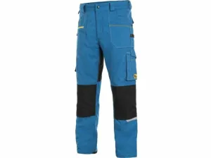 Canis (CXS) Montérkové kalhoty do pasu CXS STRETCH - Středně modrá / černá | 66