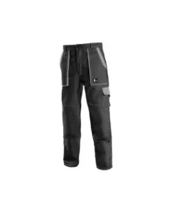 Canis (CXS) Pracovní kalhoty CXS LUXY JOSEF - Černá / šedá | 56