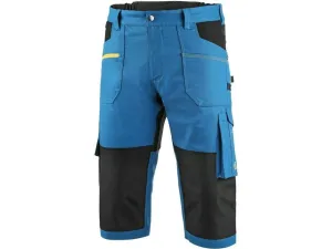 Canis (CXS) Pánské pracovní 3/4 kalhoty CXS STRETCH - Středně modrá / černá | 60