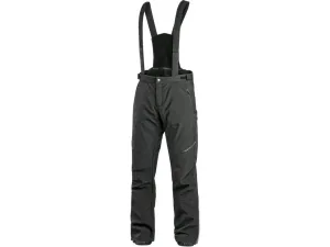 Canis (CXS) Pánské zimní softshellové kalhoty CXS TRENTON - Černá / černá | 50