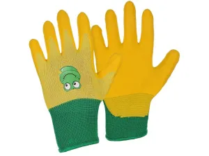 Canis (CXS) Dětské pracovní rukavice Drago - Žlutá | 7