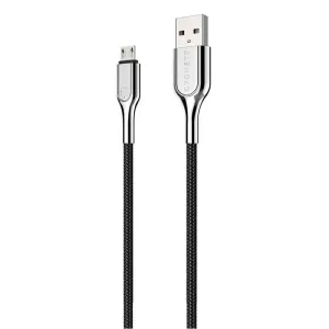 Kabel USB-Micro USB Cygnett Armoured 12W 2m (černý)