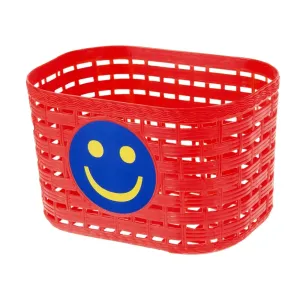 Dětský plastový přední košík M-Wave P Children's Basket  červená