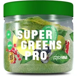 Czech Virus Super Greens Pro V2.0 360 g, jablečný fresh