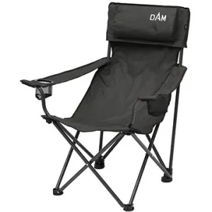 DAM Foldable Chair With Bottle Holder Steel