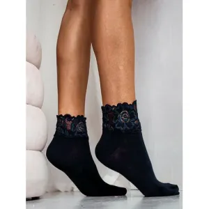 Dámske ponožky s čipkou LEXY veľkosť: 37-41 #5742750