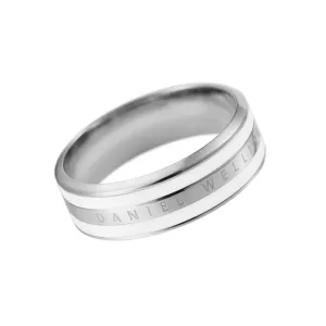 Daniel Wellington Módní ocelový prsten Emalie DW004000 48 mm