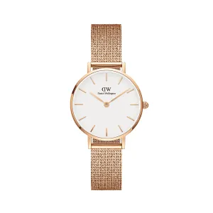 Daniel Wellington DW Hodiny Petite Pressed Melrose 28mm Růžové zlato