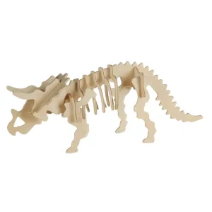Přírodní dřevěné 3D puzzle - Dinosaurus #3559314