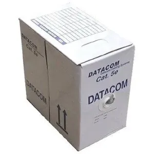 Datacom, licna (lanko), CAT5E, UTP, 305m/box zelený