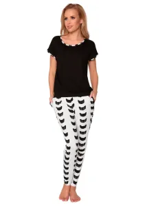 Dámské vzorované pyžamo Koty De Lafense Barva/Velikost: černá / XL