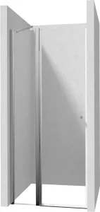 DEANTE Kerria Plus chrom sprchové dveře bez stěnového profilu, 100 cm výklopné KTSU043P