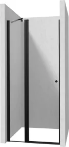 DEANTE Kerria Plus nero sprchové dveře bez stěnového profilu, 90 cm výklopné KTSUN41P