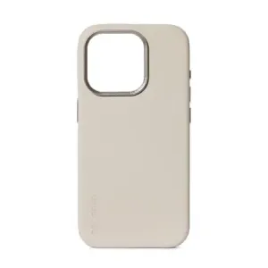 Kožené pouzdro Decoded s MagSafe pro iPhone 15 Pro Max - béžové
