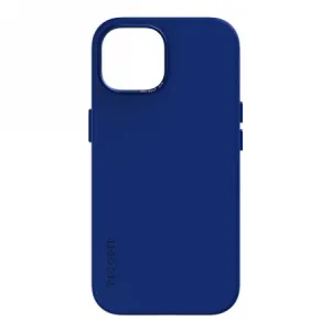 Silikonové pouzdro Decoded s MagSafe pro iPhone 15 Plus - modré