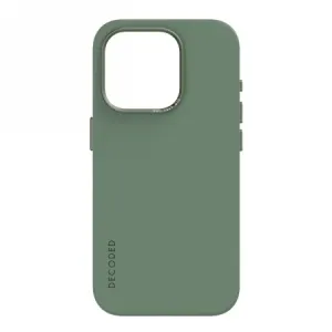 Silikonové pouzdro Decoded s MagSafe pro iPhone 15 Pro Max - zelené