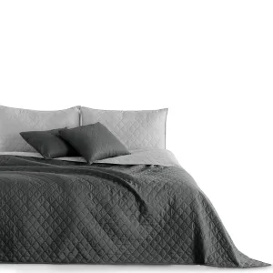 Přehoz na postel DecoKing AXEL stříbrný, velikost 170x270