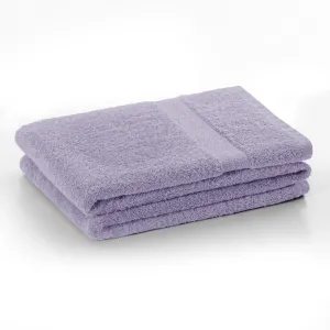 Bavlněný ručník DecoKing Marina šeříkový, velikost 70x140
