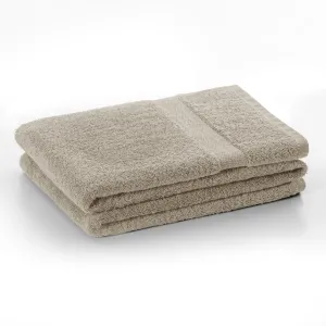 Bavlněný ručník DecoKing Mila 70x140 cm béžový, velikost 70x140
