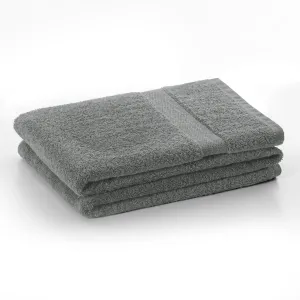 Bavlněný ručník DecoKing Marina stříbrný, velikost 50x100